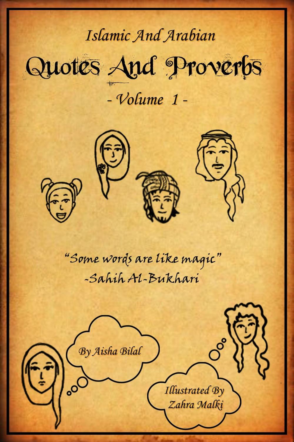 Big bigCover of Islamic and Arabian Quotes and Proverbs - Volume 1 [Illustrated]