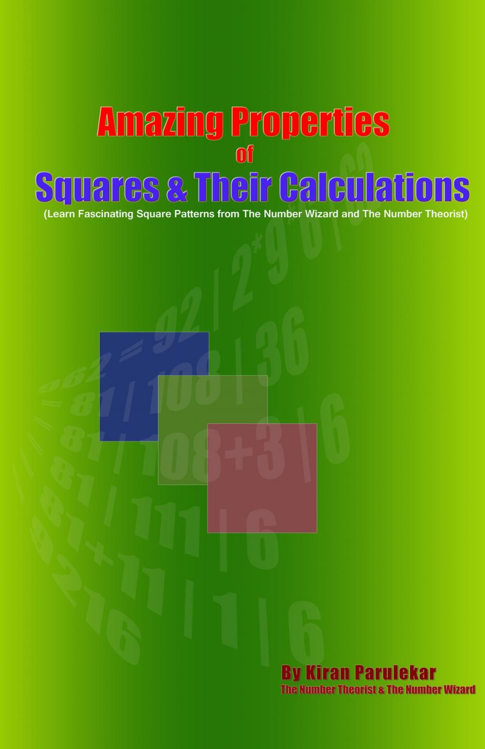 Big bigCover of Amazing Properties of Squares & Their Calculations