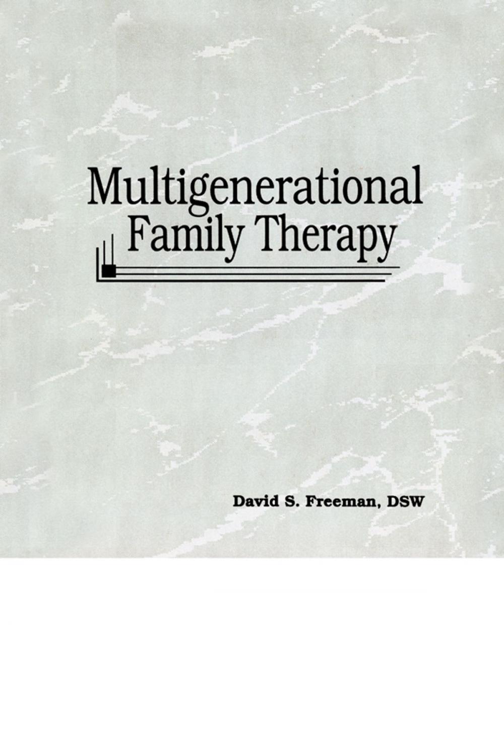 Big bigCover of Multigenerational Family Therapy