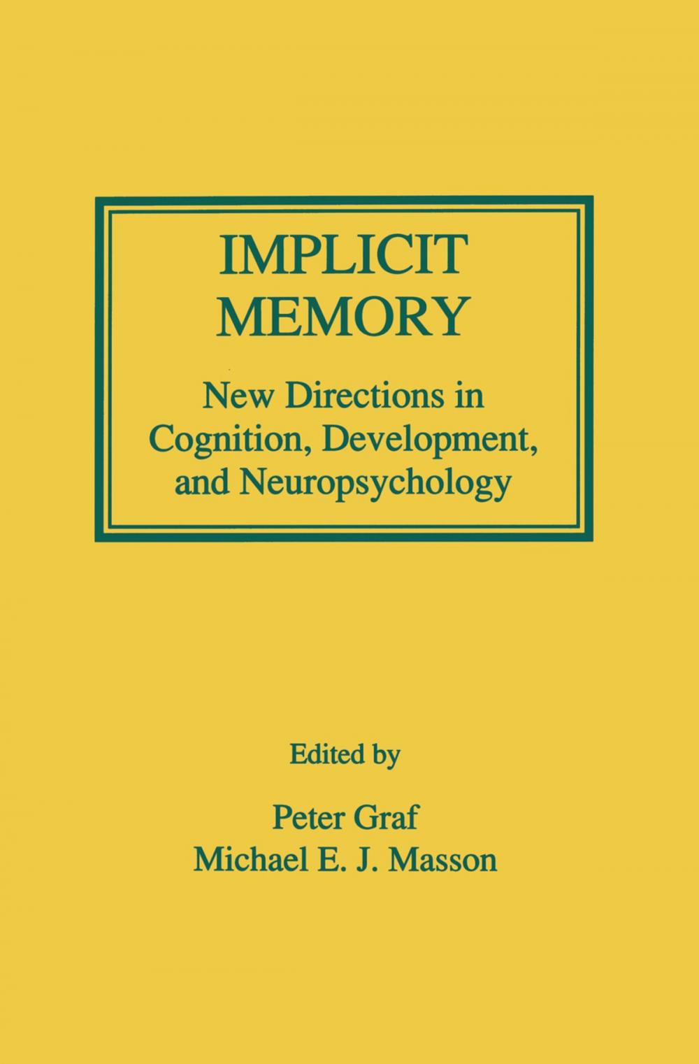 Big bigCover of Implicit Memory