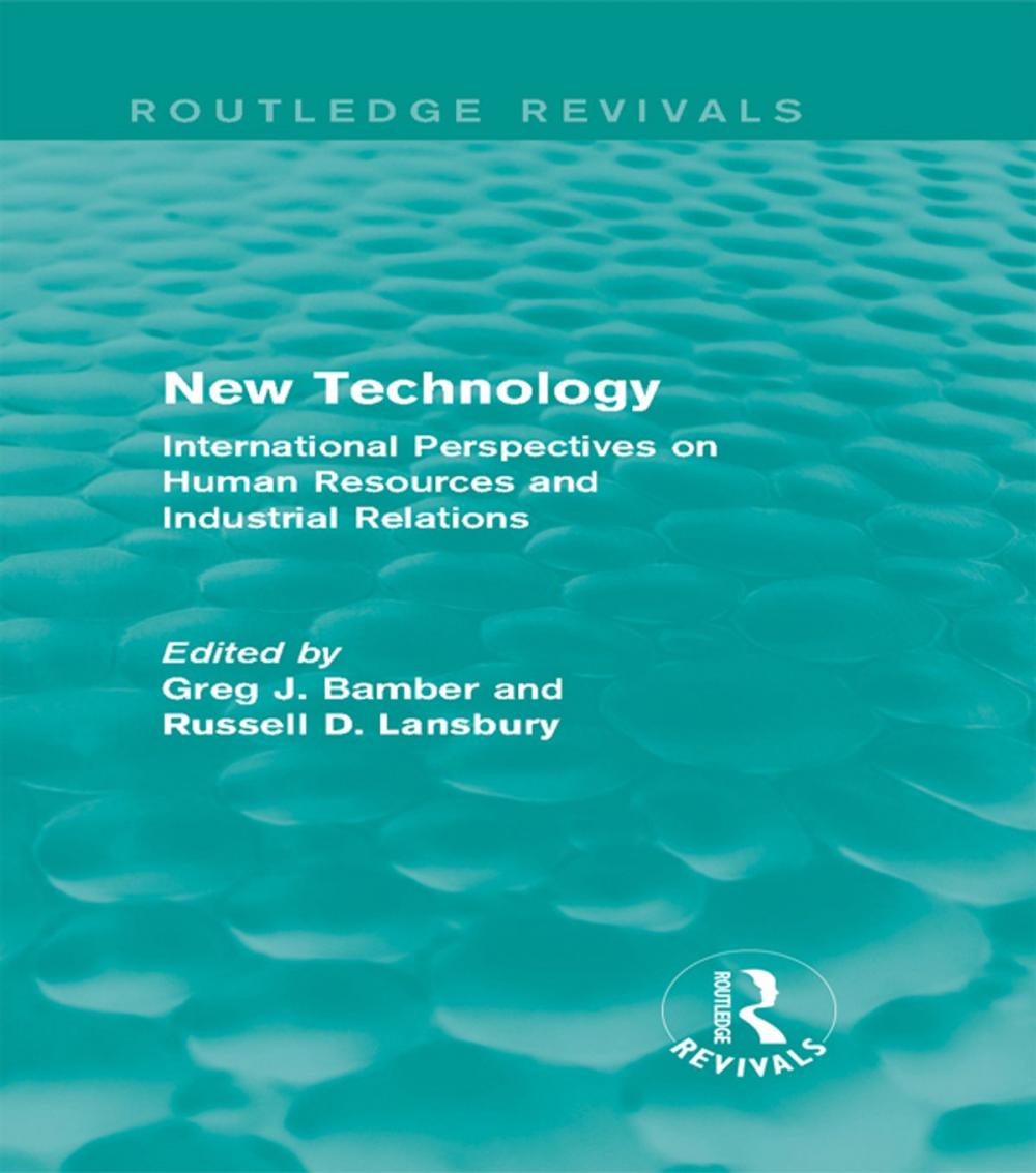 Big bigCover of New Technology (Routledge Revivals)