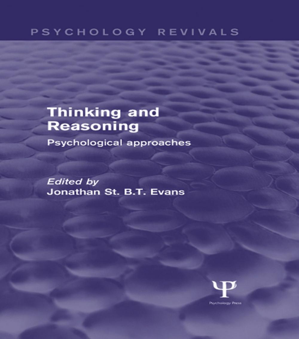 Big bigCover of Thinking and Reasoning (Psychology Revivals)