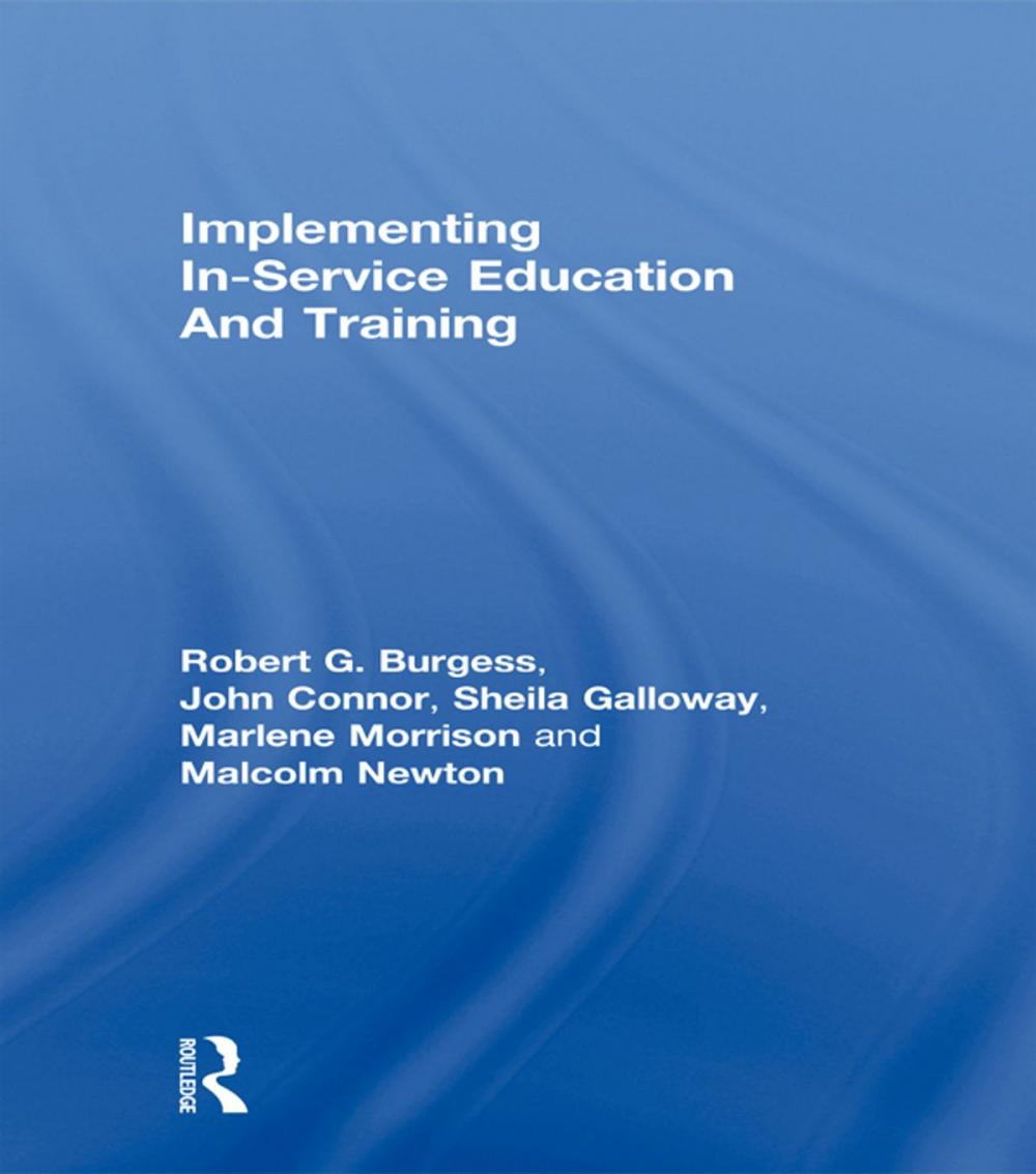 Big bigCover of Implementing In-Service Education And Training