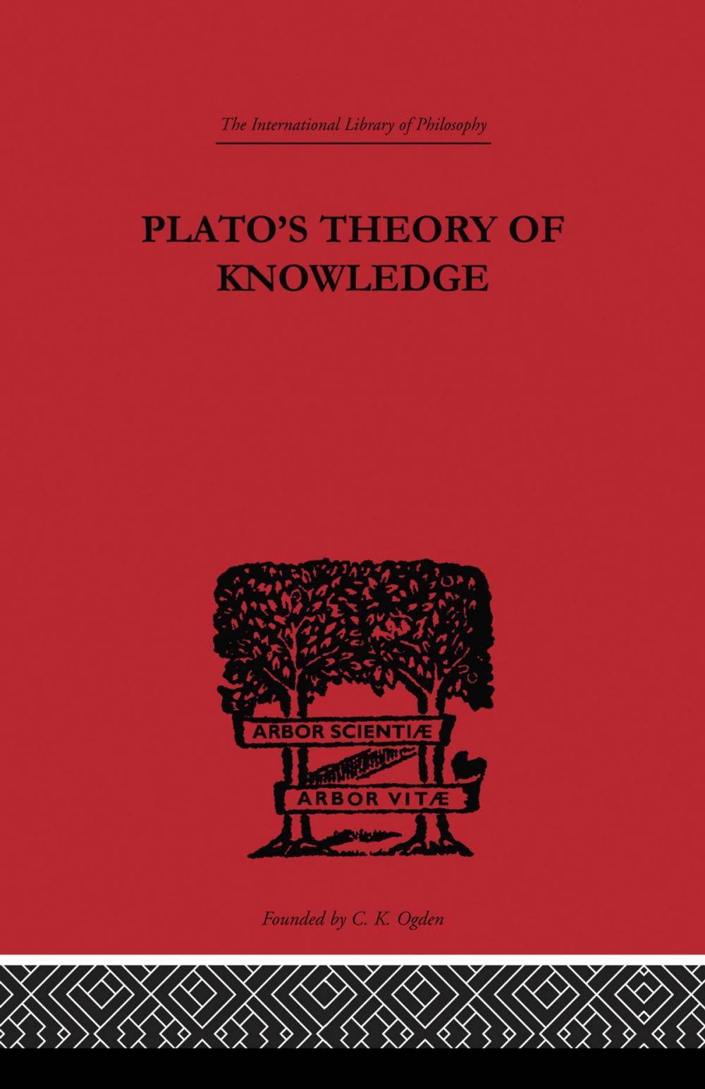 Big bigCover of Plato's Theory of Knowledge