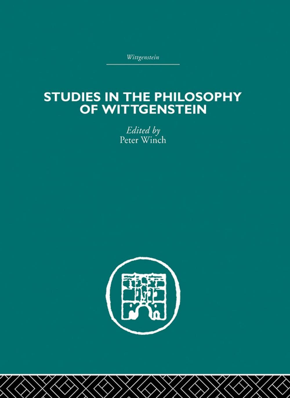 Big bigCover of Studies in the Philosophy of Wittgenstein