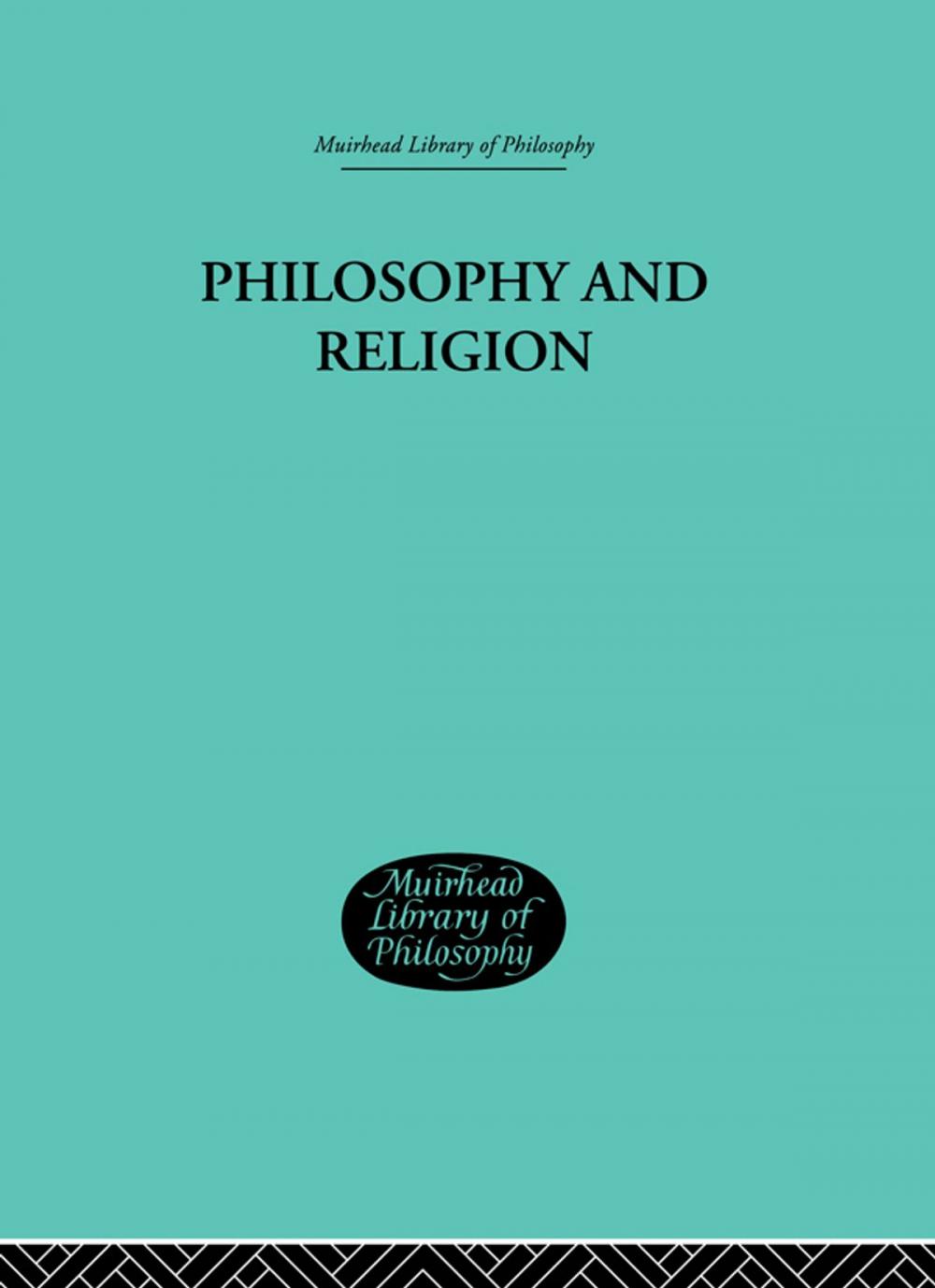 Big bigCover of Philosophy and Religion