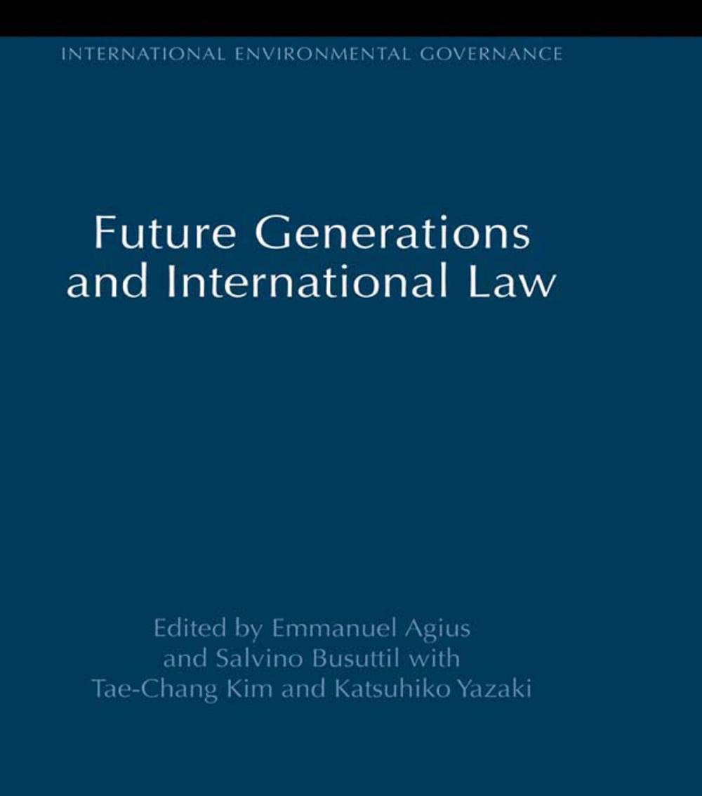 Big bigCover of Future Generations and International Law