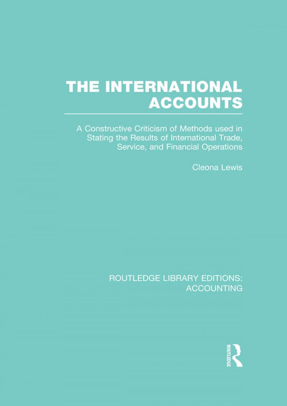 Big bigCover of The International Accounts (RLE Accounting)