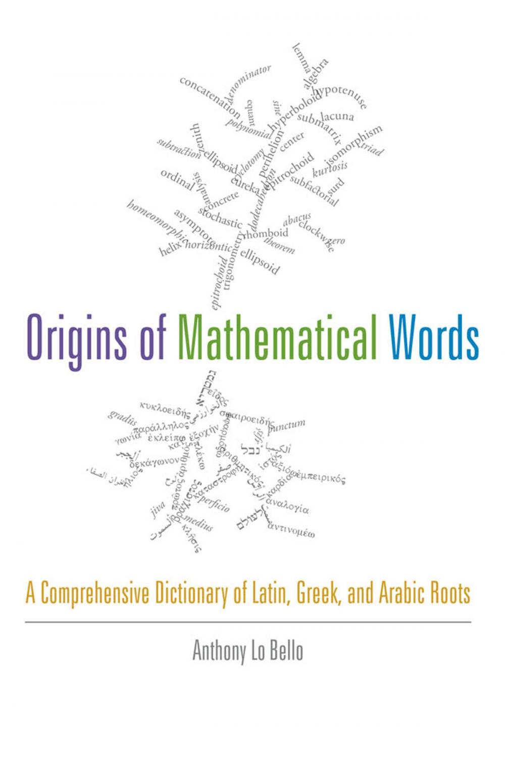 Big bigCover of Origins of Mathematical Words