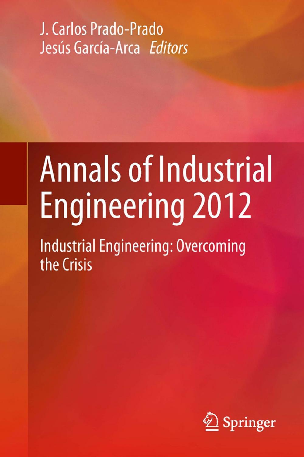 Big bigCover of Annals of Industrial Engineering 2012