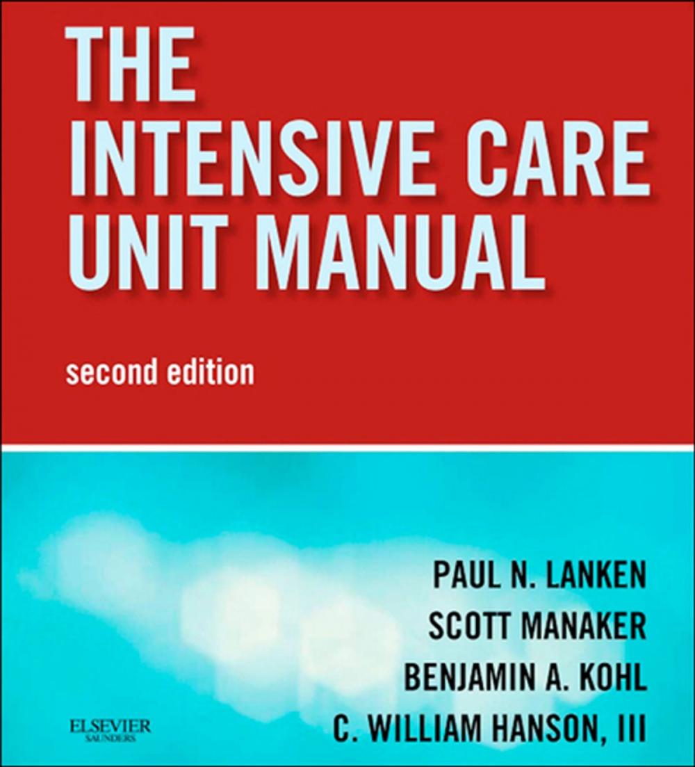 Big bigCover of Intensive Care Unit Manual E-Book