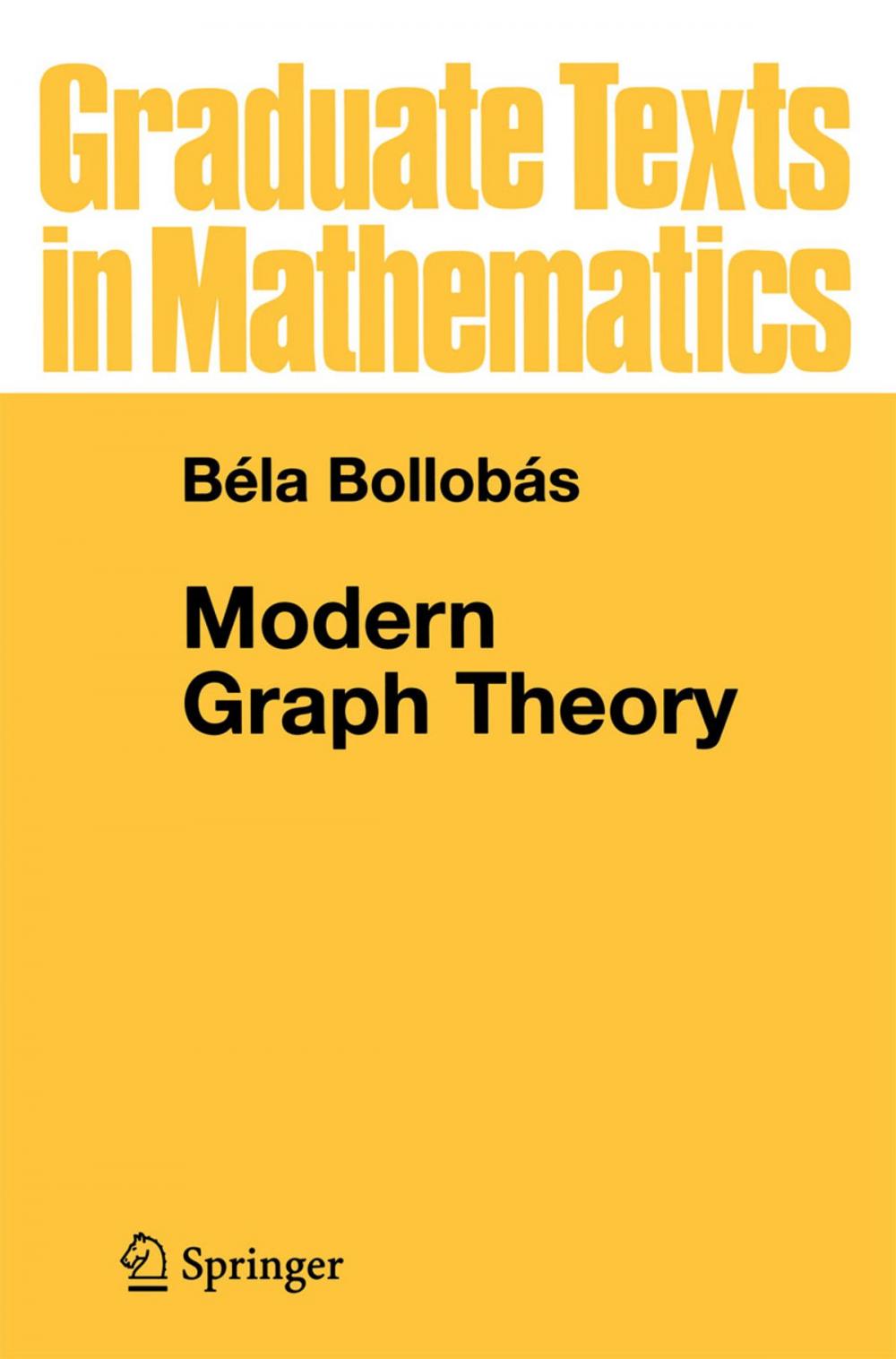 Big bigCover of Modern Graph Theory