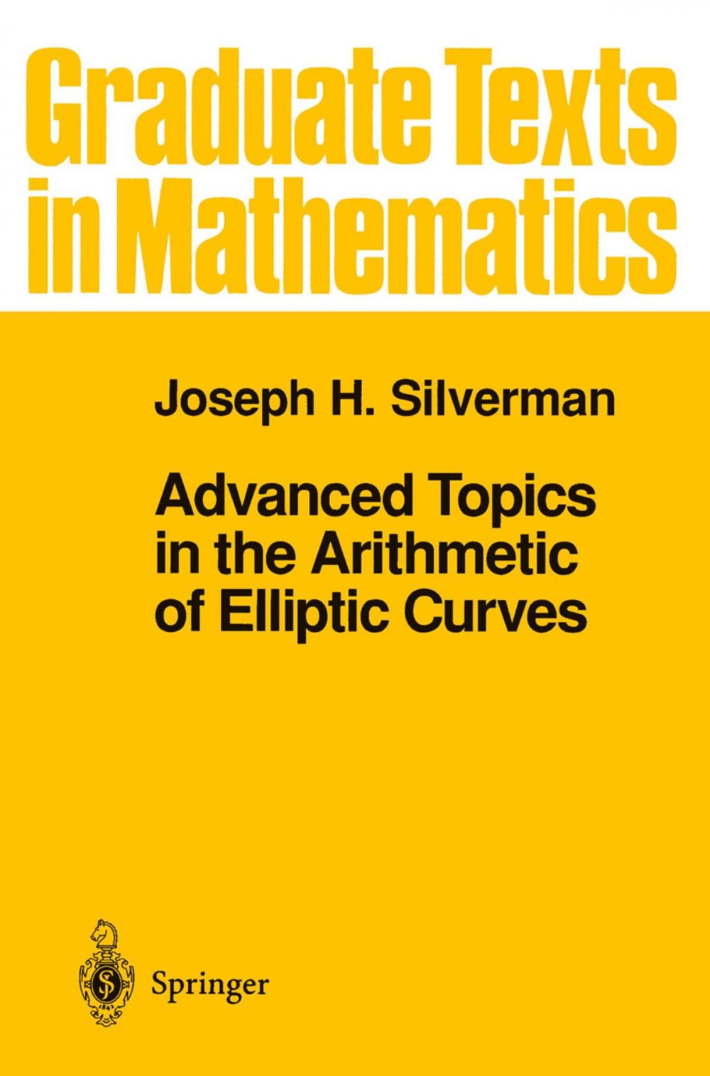 Big bigCover of Advanced Topics in the Arithmetic of Elliptic Curves