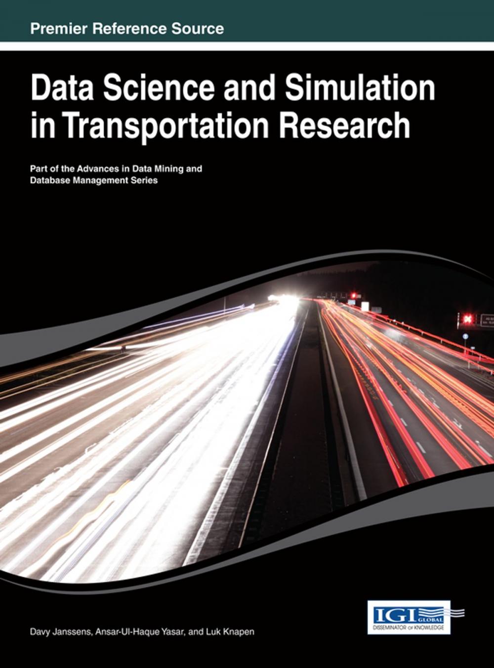 Big bigCover of Data Science and Simulation in Transportation Research
