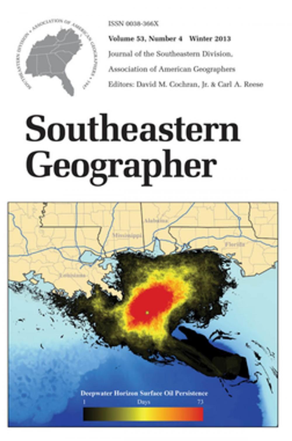 Big bigCover of Southeastern Geographer