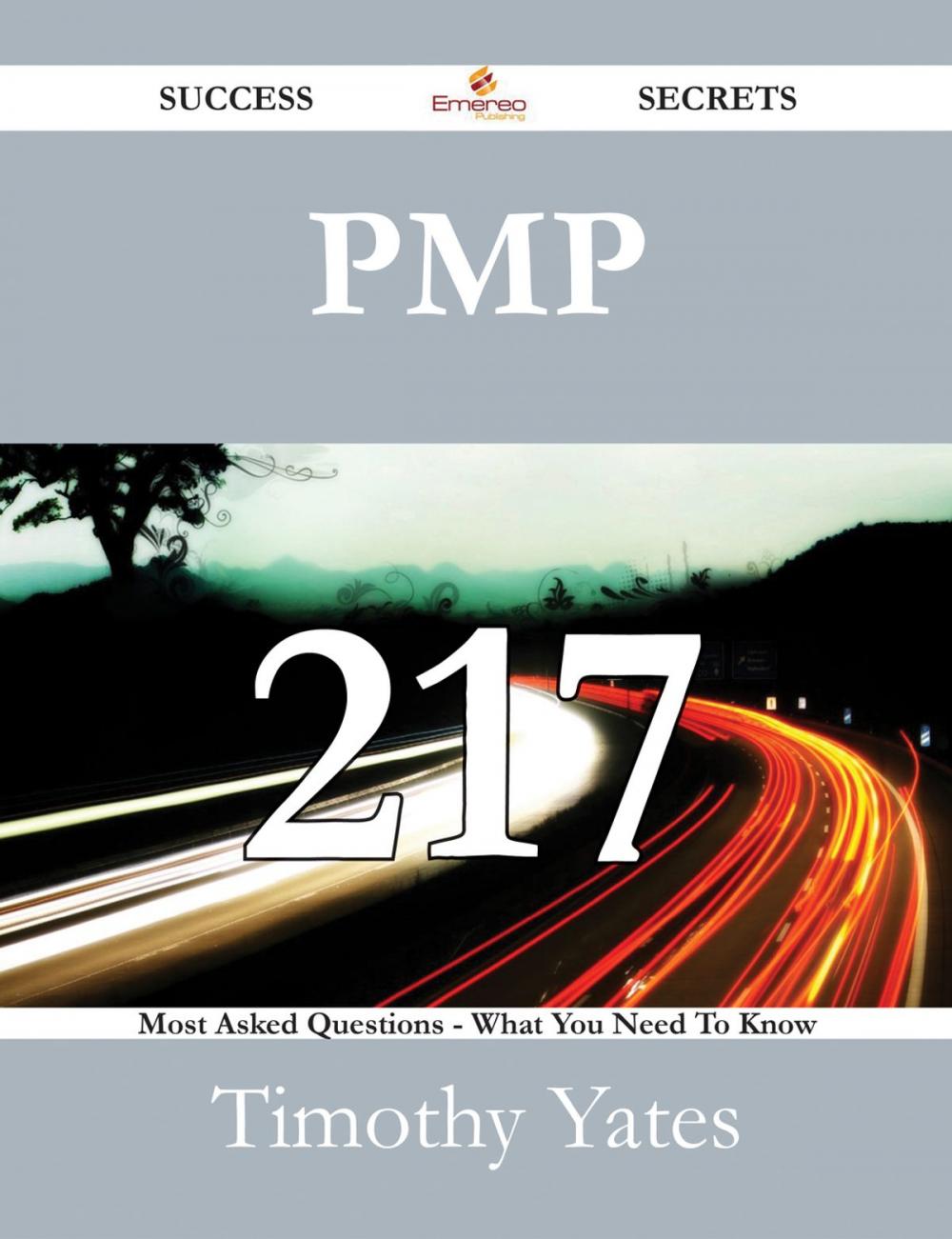 Big bigCover of PMP 217 Success Secrets - 217 Most Asked Questions On PMP - What You Need To Know