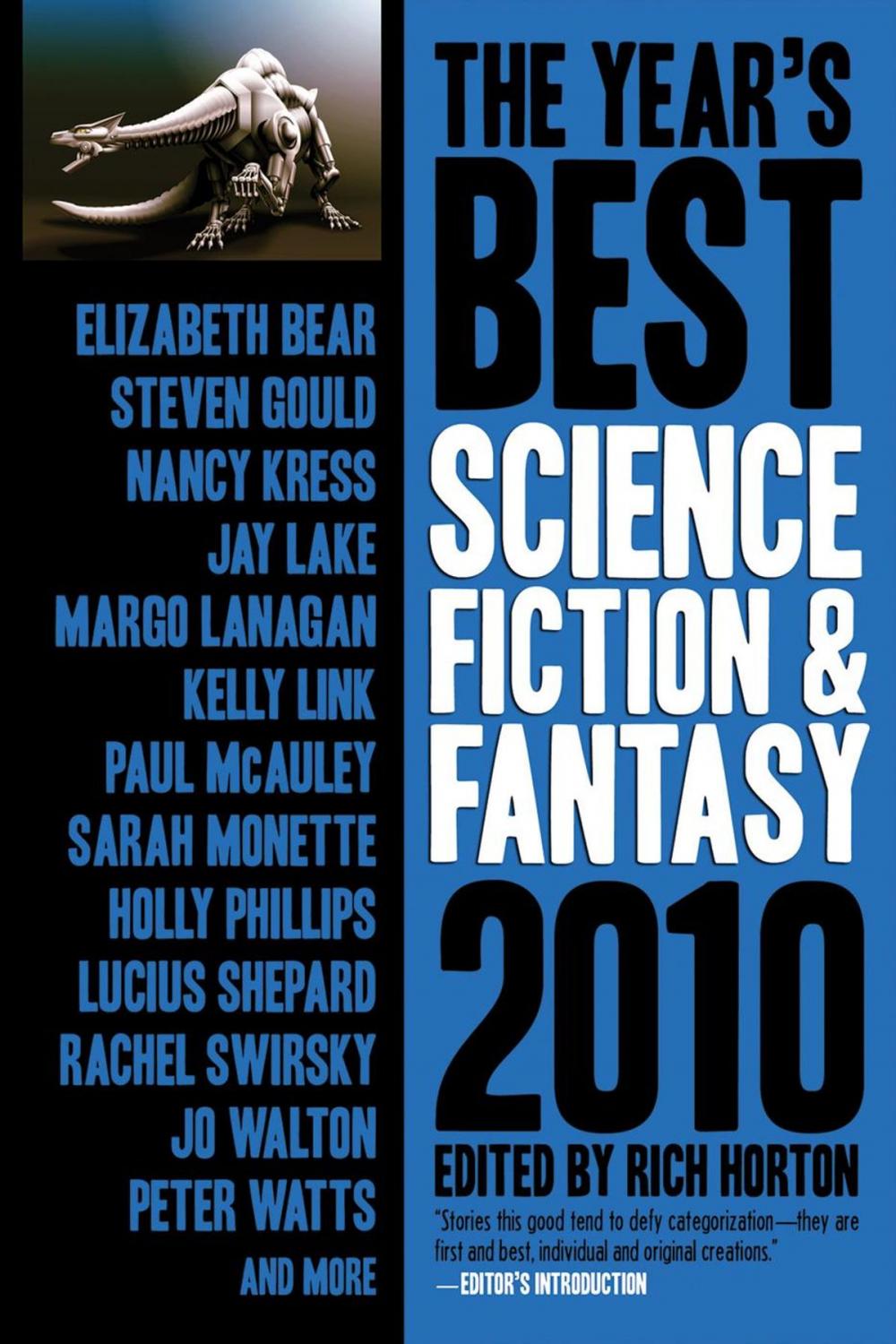 Big bigCover of The Year's Best Science Fiction & Fantasy, 2010 Edition