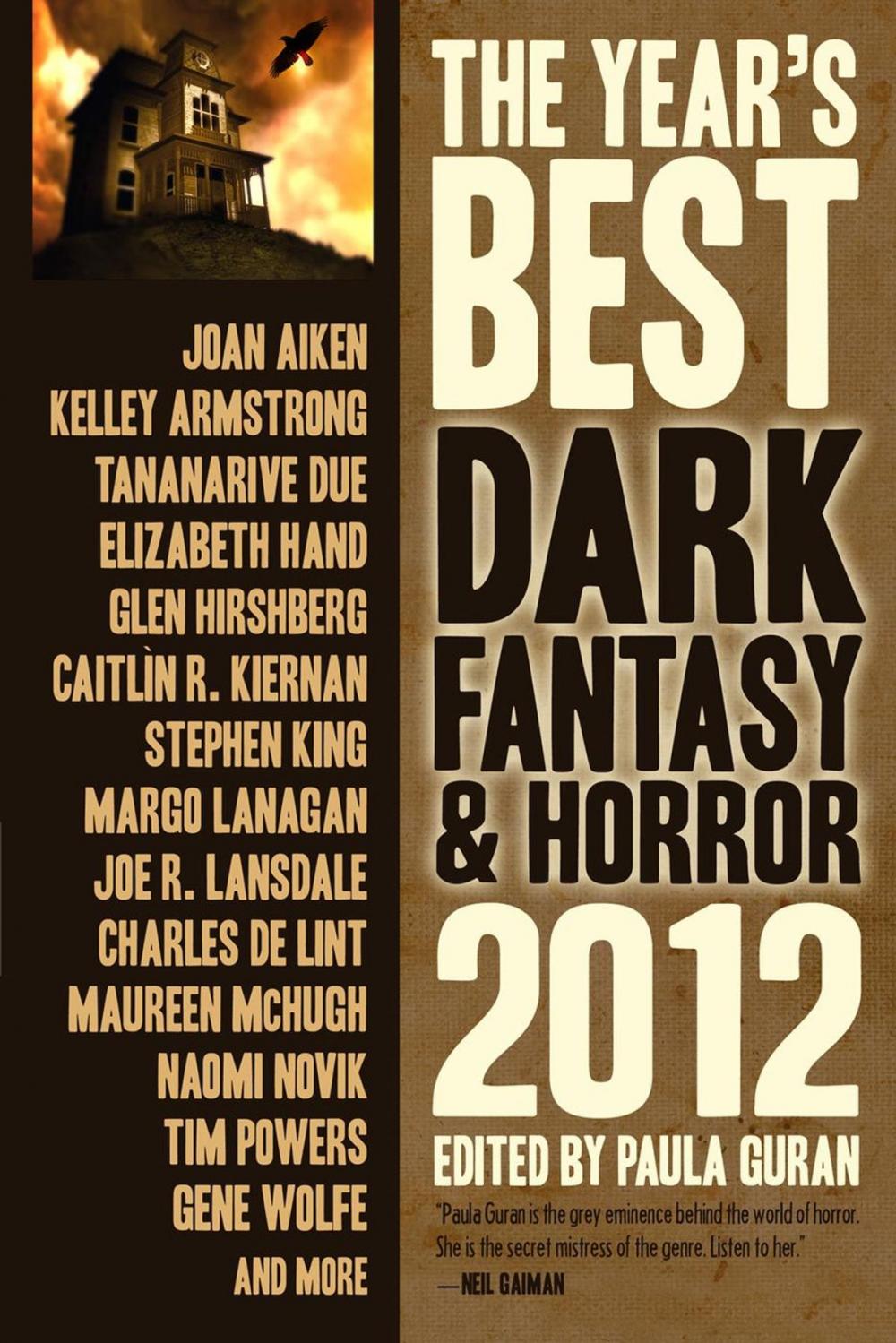 Big bigCover of The Year's Best Dark Fantasy & Horror, 2012 Edition