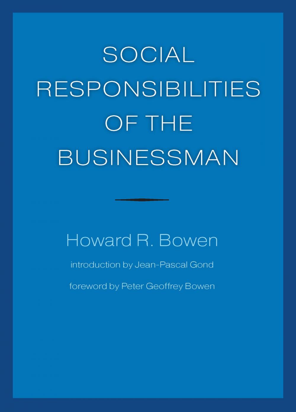 Big bigCover of Social Responsibilities of the Businessman