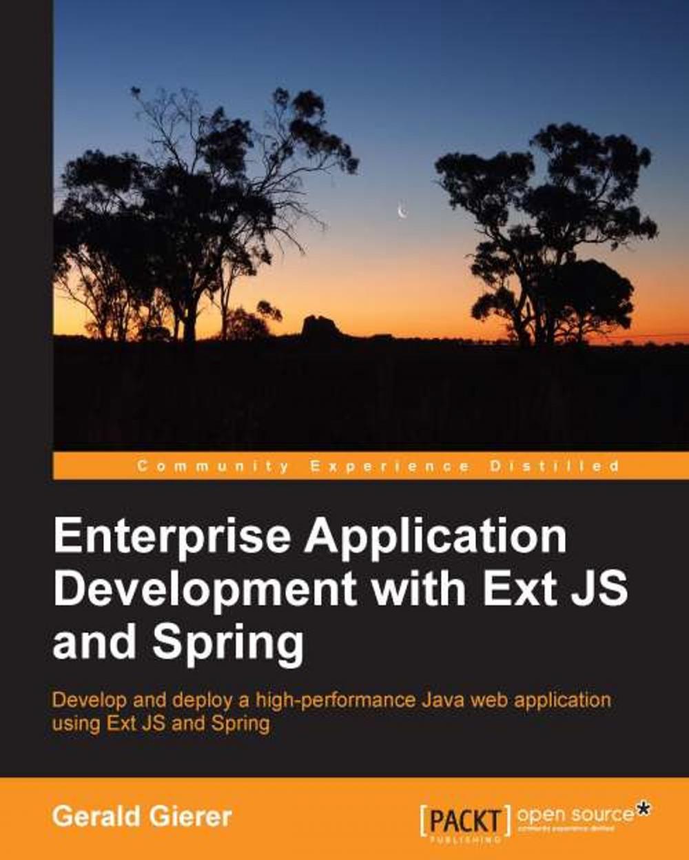 Big bigCover of Enterprise Application Development with Ext JS and Spring