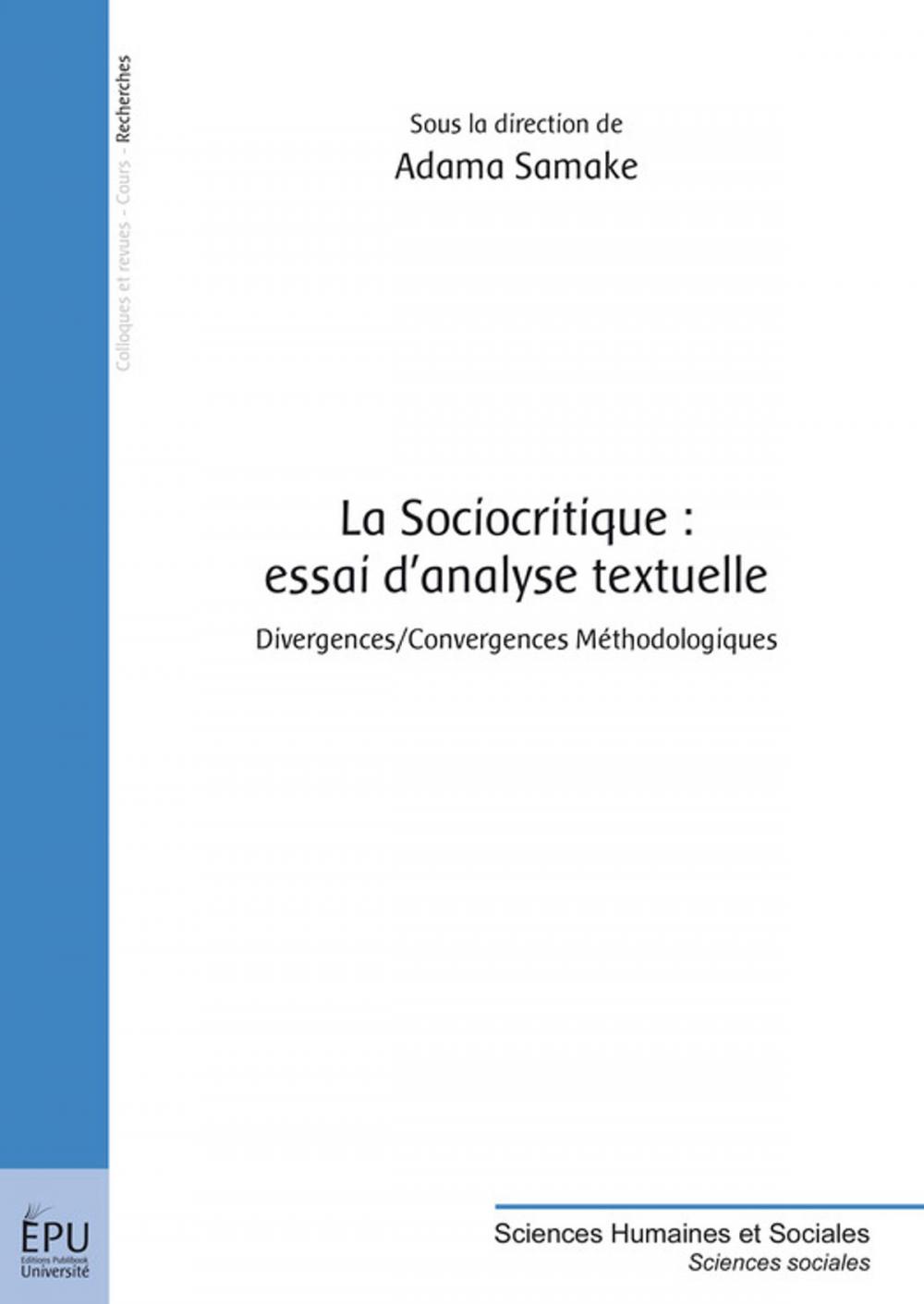 Big bigCover of La Sociocritique