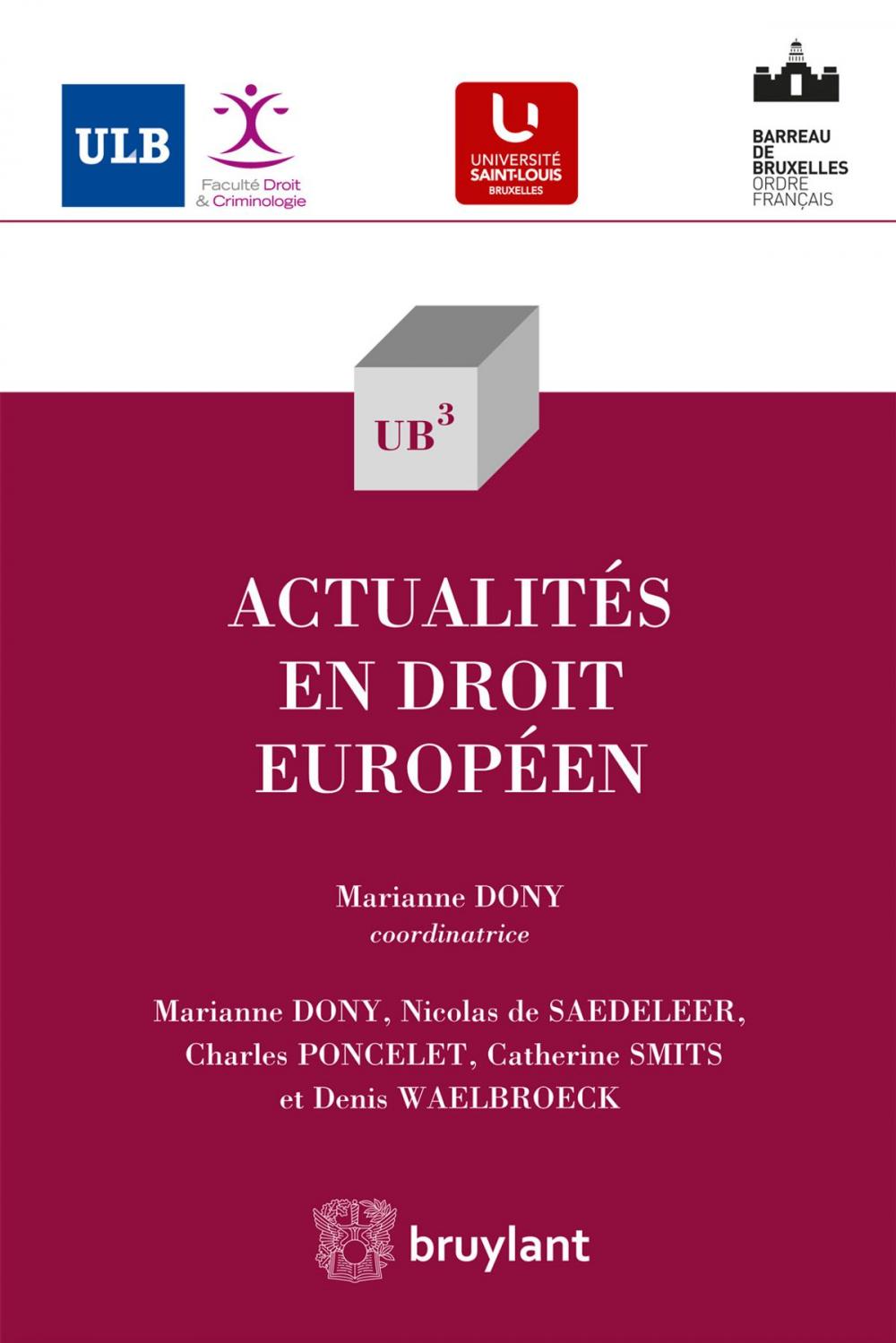 Big bigCover of Actualités en droit européen