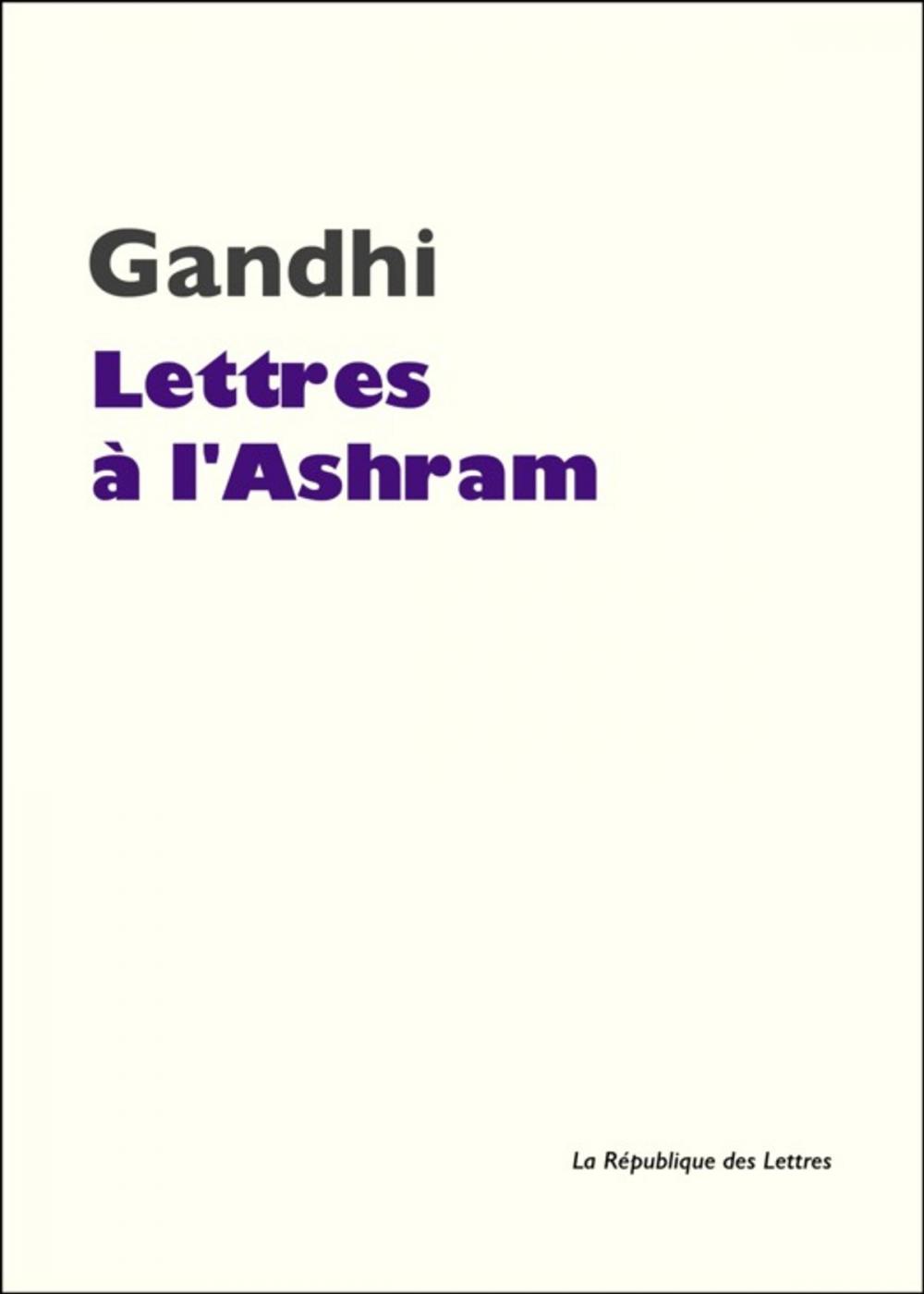 Big bigCover of Lettres à l'Ashram