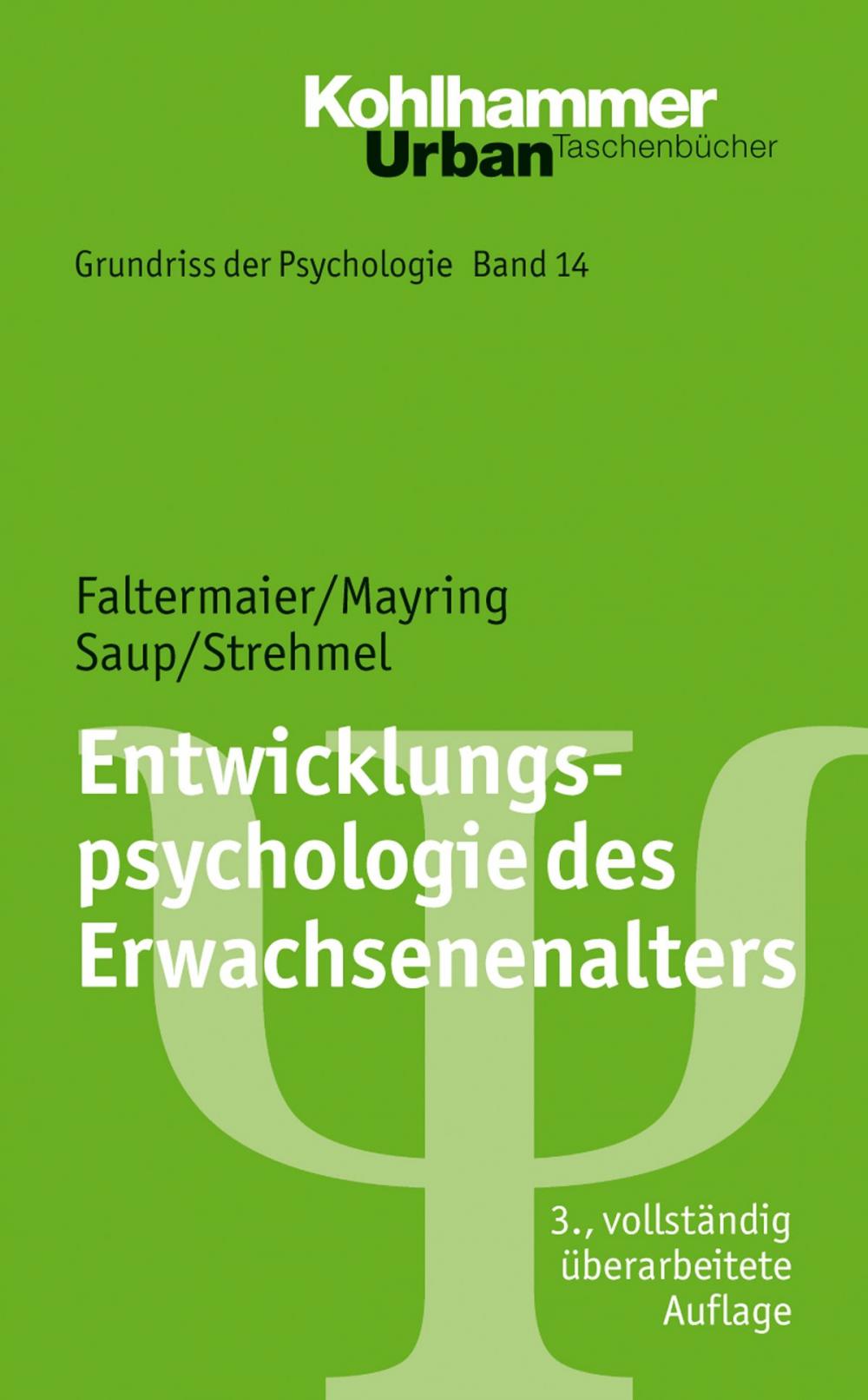 Big bigCover of Entwicklungspsychologie des Erwachsenenalters