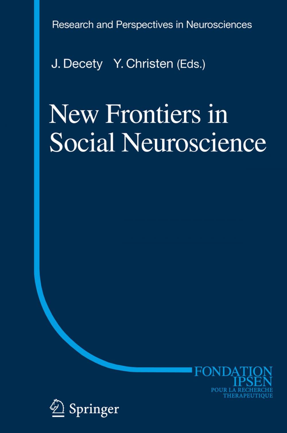 Big bigCover of New Frontiers in Social Neuroscience