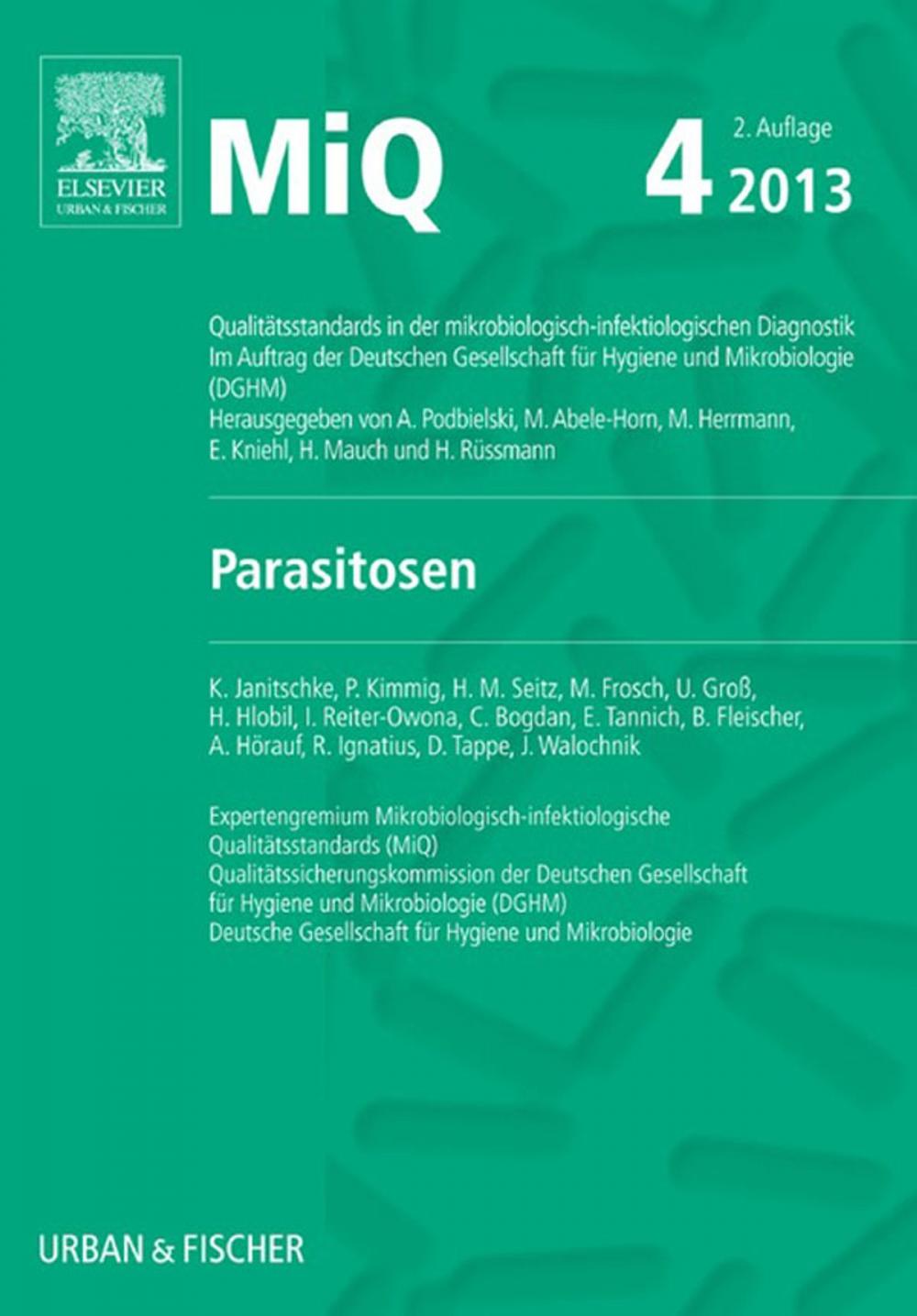 Big bigCover of MIQ 04: Parasitosen