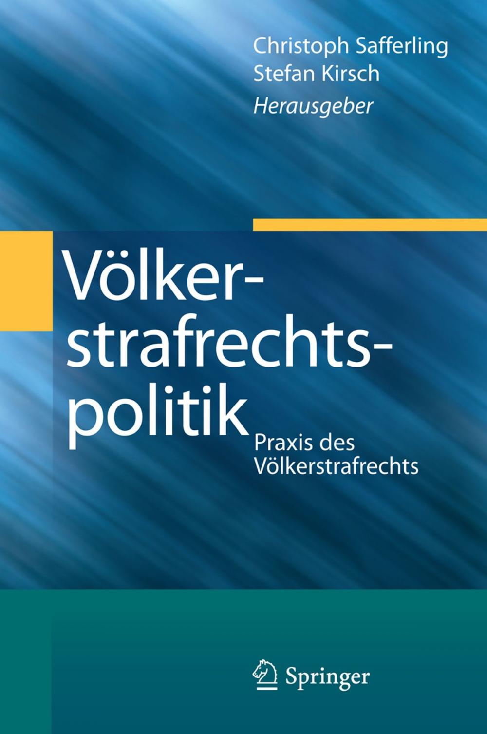 Big bigCover of Völkerstrafrechtspolitik