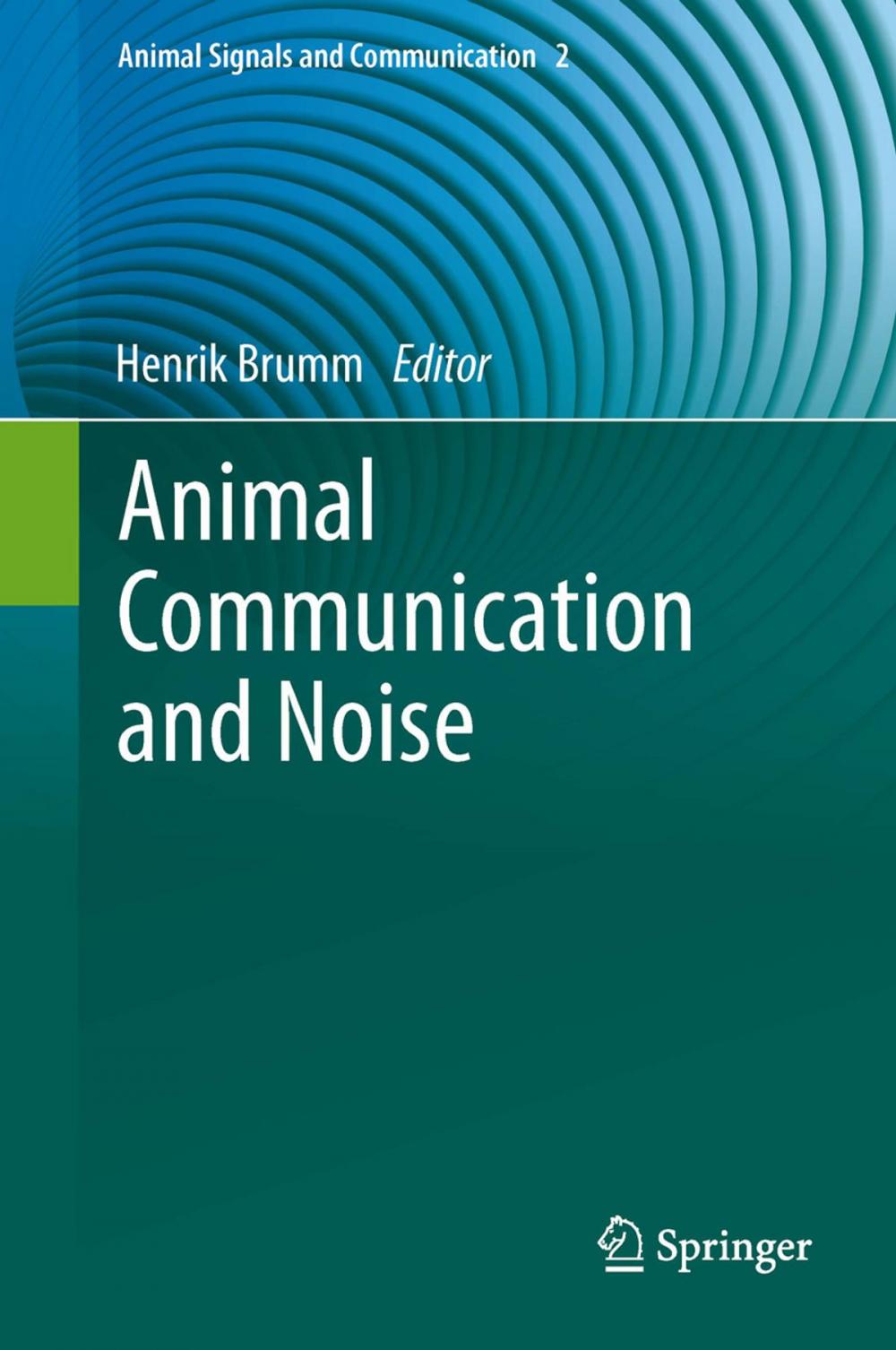 Big bigCover of Animal Communication and Noise