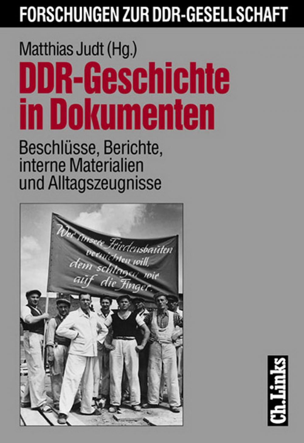 Big bigCover of DDR-Geschichte in Dokumenten