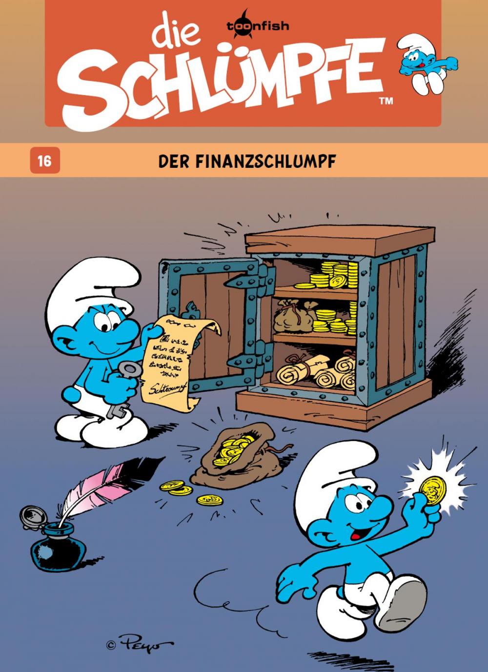 Big bigCover of Die Schlümpfe 16. Der Finanzschlumpf