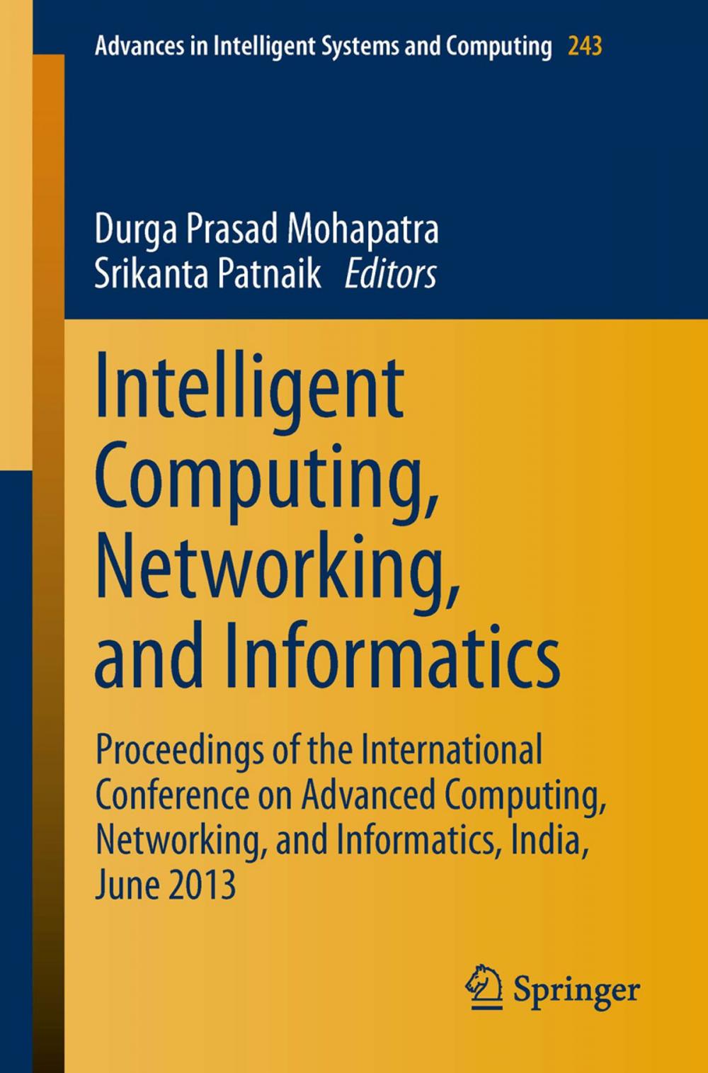 Big bigCover of Intelligent Computing, Networking, and Informatics