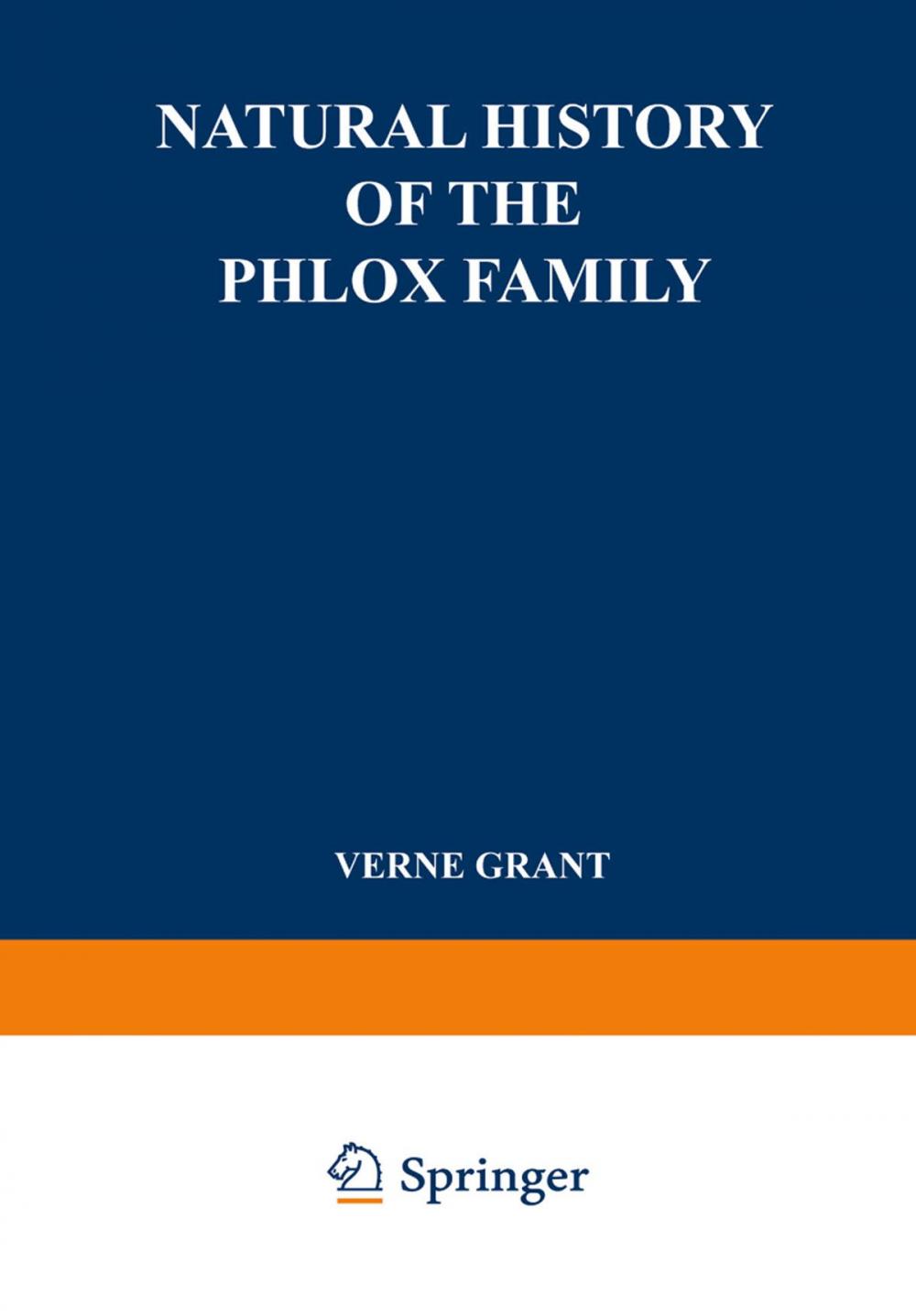 Big bigCover of Natural History of the Phlox Family