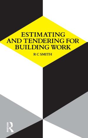 Cover of the book Estimating and Tendering for Building Work by Arthur P. Bollon