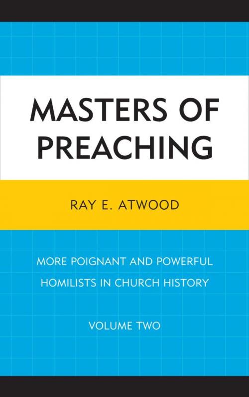 Cover of the book Masters of Preaching by Ray E. Atwood, Hamilton Books