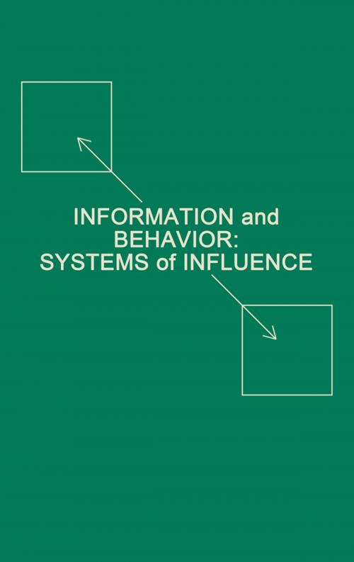 Cover of the book Information and Behavior by Richard A. Winett, Taylor and Francis