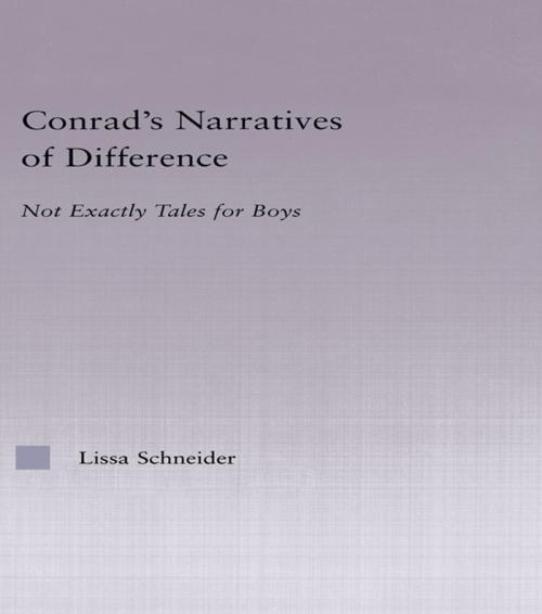 Cover of the book Conrad's Narratives of Difference by Lissa Schneider, Taylor and Francis