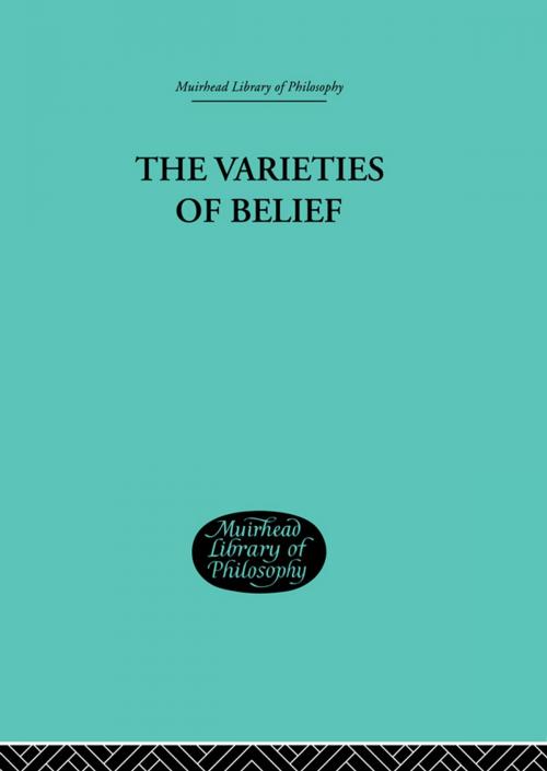 Cover of the book Varieties of Belief by Helm, Paul, Taylor and Francis