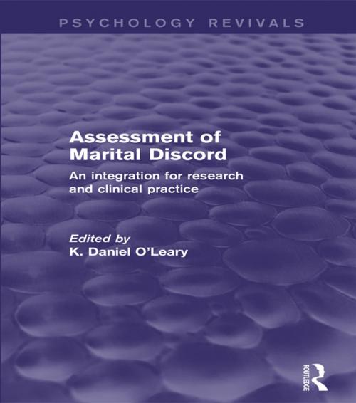 Cover of the book Assessment of Marital Discord (Psychology Revivals) by , Taylor and Francis