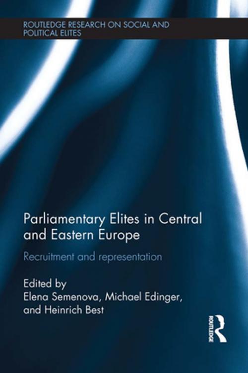 Cover of the book Parliamentary Elites in Central and Eastern Europe by , Taylor and Francis