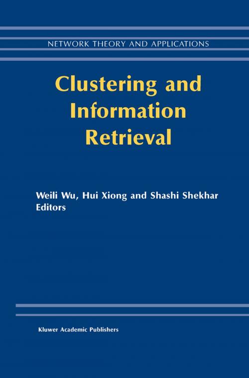 Cover of the book Clustering and Information Retrieval by , Springer US