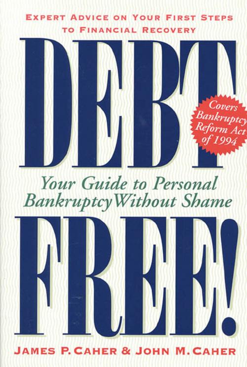 Cover of the book Debt Free! by James P. Caher, John M. Caher, Henry Holt and Co.