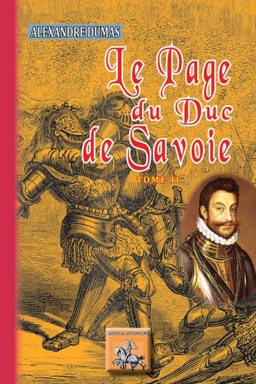 Cover of the book Le Page du Duc de Savoie by Alexandre Dumas, Editions des Régionalismes