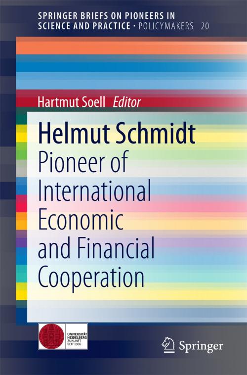 Cover of the book Helmut Schmidt by , Springer International Publishing