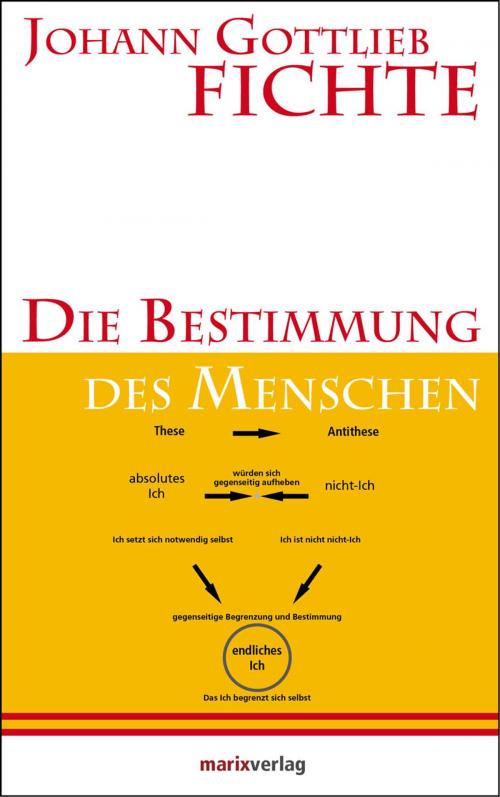 Cover of the book Die Bestimmung des Menschen by Johann Gottlieb Fichte, marixverlag