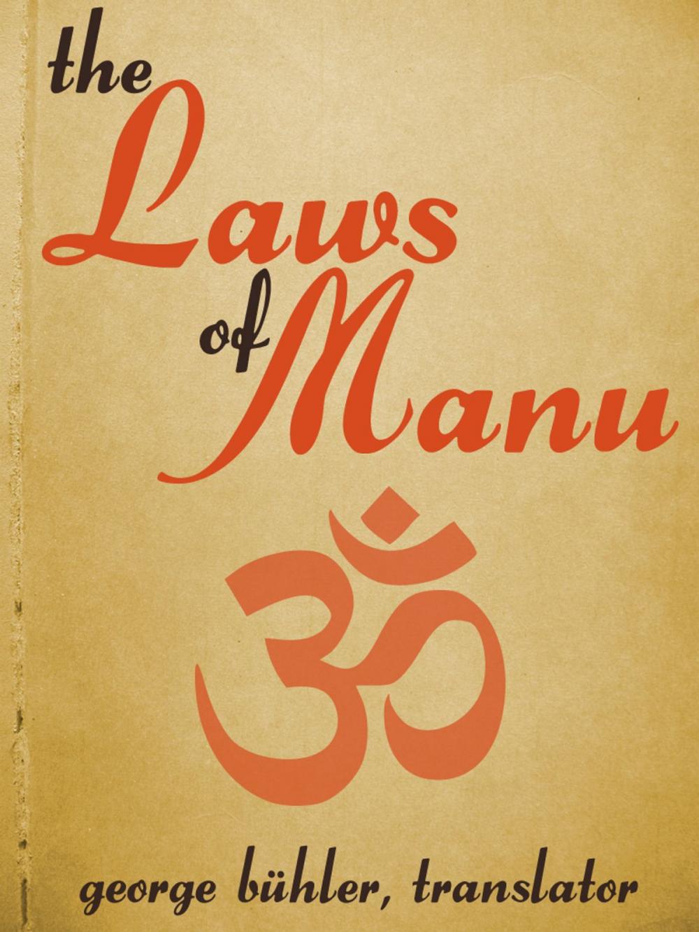 Big bigCover of The Laws of Manu