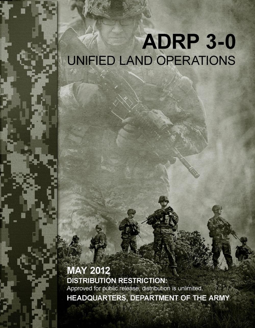 Big bigCover of Army Doctrine Reference Publication ADRP 3-0 Unified Land Operations May 2012